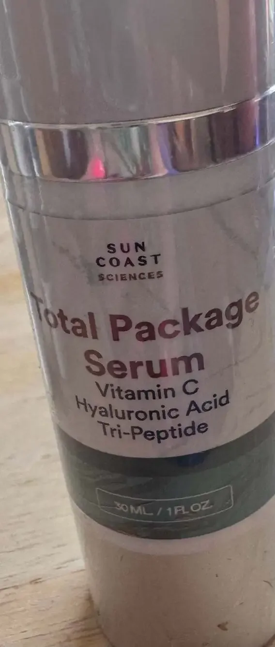 Sun Coast Sciences Total Package Serum 1 oz Vitamin C Peptide LOT OF 5 NEW 2027